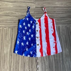 American Flag Tank Top